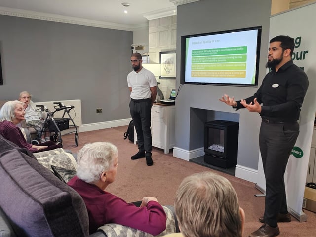 Presentation was informative and beneficial to residents at Elm Bank Care Home