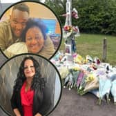Brian Sibanda with his mum Violet and Carrie McLellan, who were killed by driver Aaron Smith in Rushden. Images: The Sibanda Family / Facebook / National World