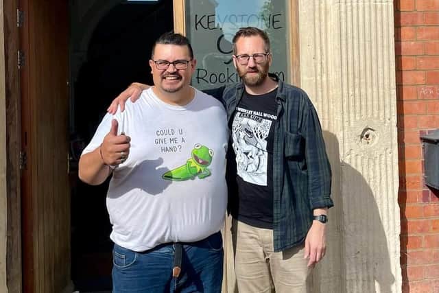 Gav Price and Dez Dell who run Boards of Kettering