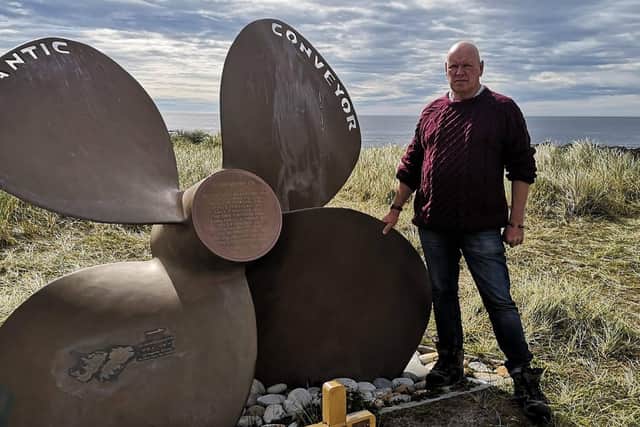 In 2019 Duncan Bain re-visited the Falkland Islands and the memorial to those lost on the Atlantic Conveyor during the Falklands War at Cape Pembroke