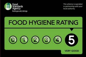 Find out which establishments scored 5 out of 5 for food hygiene