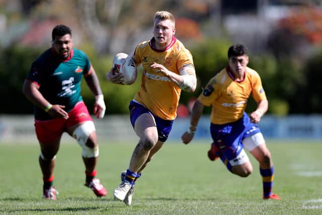 Howard Packman in action for North Otago in the Mitre 10 Heartland Championship Meads Cup