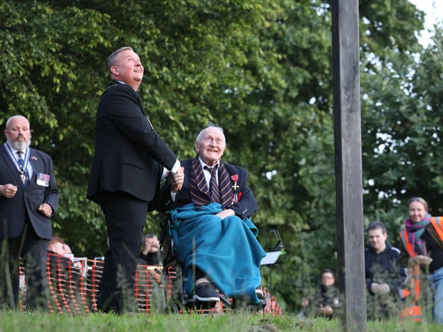 Thrapston D-Day beacon lighting:D-Day commemorations Thrapston