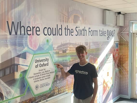 Campion School Sixth Formers celebrating their results today.