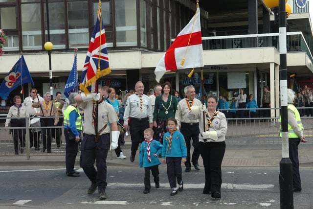Corby: Scouts St Georges Day Parade 2009