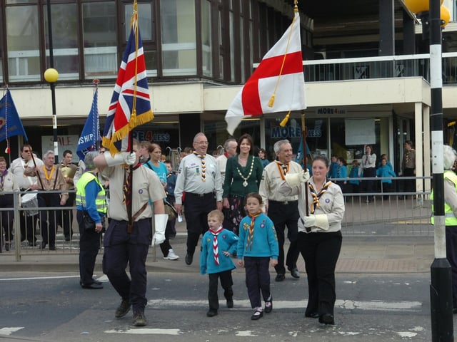 Corby: Scouts St Georges Day Parade 2009
