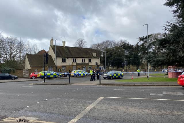 The police cordon remains in place this morning (Thursday March 23).