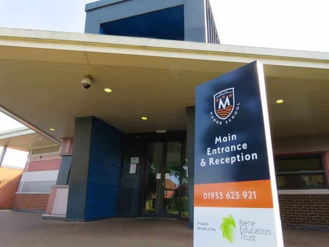 Manor School in Mountbatten Way, Raunds Image: Nene Education Trust