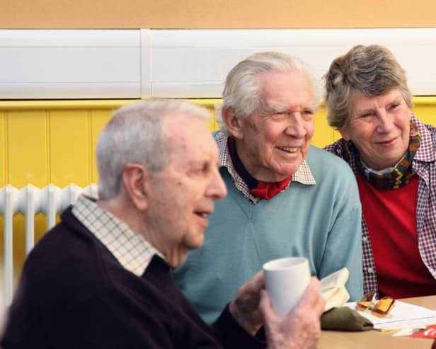 Macular Society support group members meet for support, share tips and socialise.