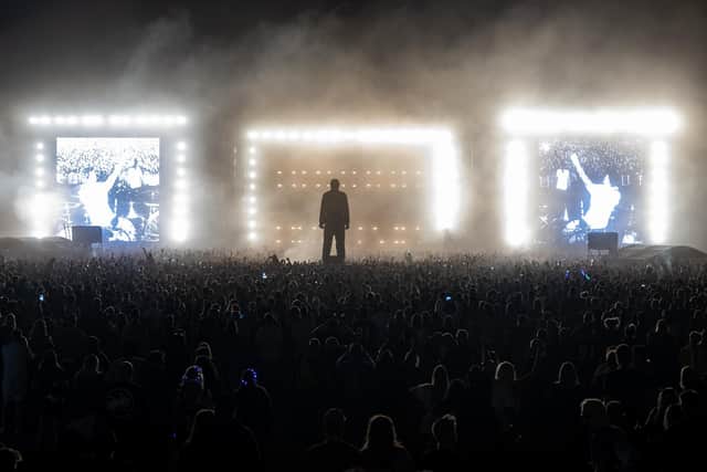 Thousands of fans watching The Prodigy during their headline set at The National Bowl in Milton Keynes on Saturday, August 22, 2026. Photo by David Jackson.