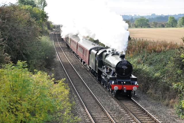 The Jubilee class locomotive 45596 Bahamas steam train. Photo: PAUL DAVIES