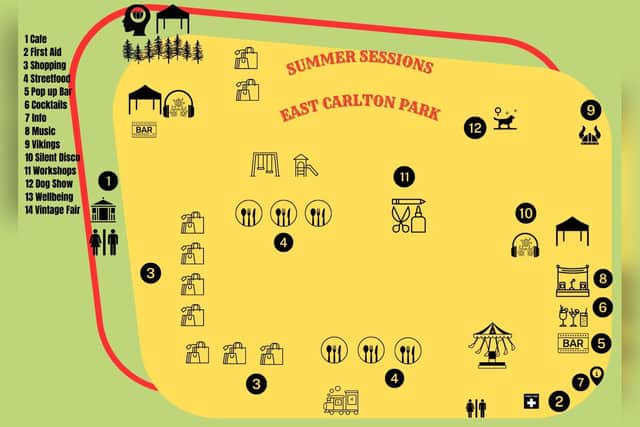 Map of the event site