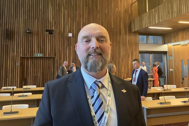 Ciuncillor Eddie McDonald, North Northamptonshire Council. Credit: Nadia Lincoln LDRS