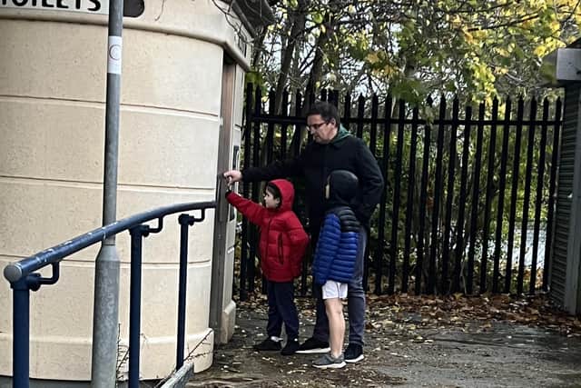 Simon Rielly visited Shire Lodge Cemetery to find the toilets closed
