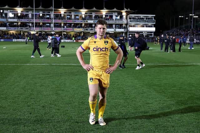 Fraser Dingwall was left disappointed after Saints exited the Champions Cup at Bath last season (photo by David Rogers/Getty Images)