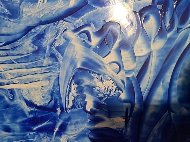 "Playing with art materials at home, post Christmas creativity. Good for your mental health"