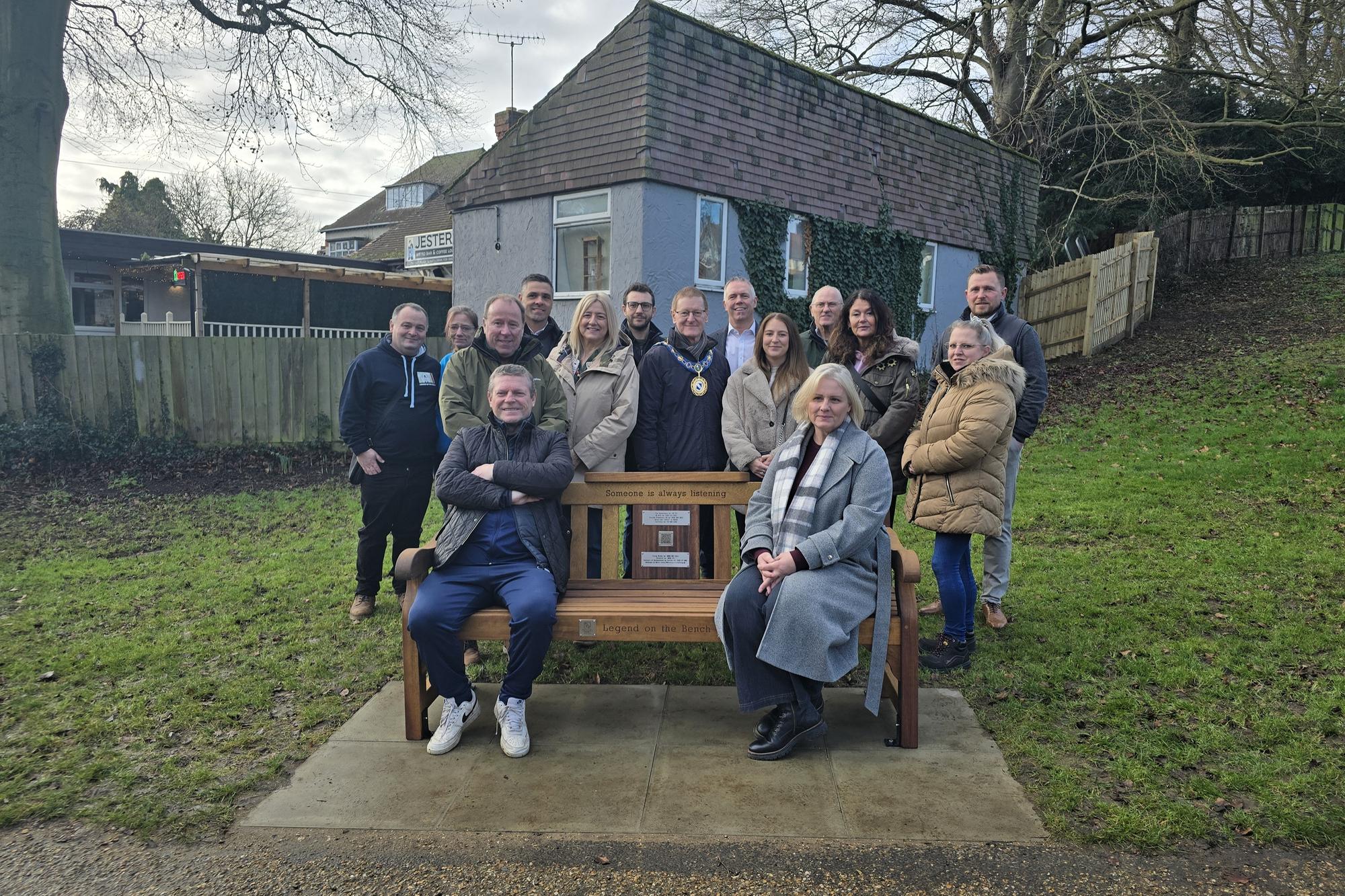 New suicide prevention bench in Raunds 'a small but meaningful' step ...
