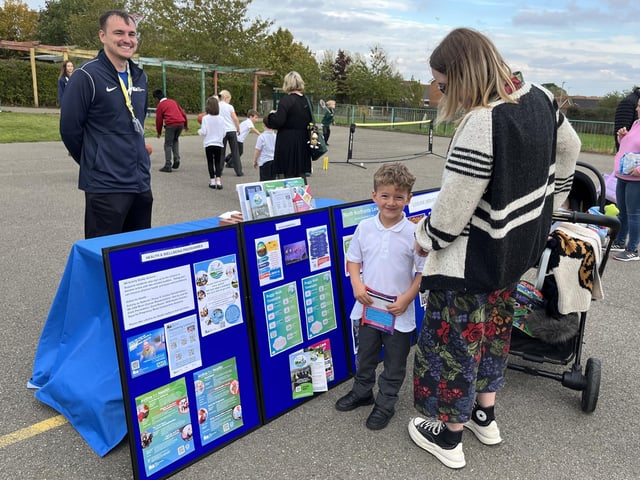 North Northants Leisure supporting Community Showcase at Oakley Vale Primary School