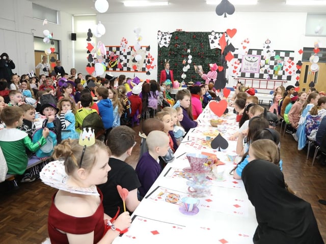 The Mad Hatter's tea party