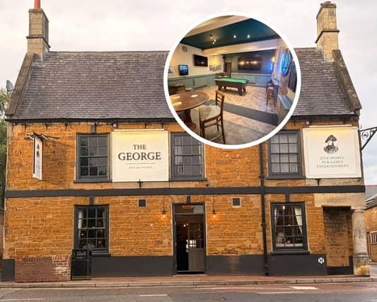 The George in Desborough has had a refurbishment