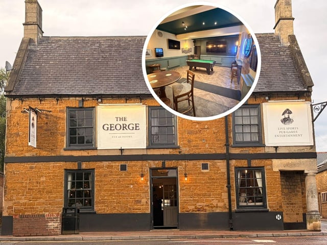 The George in Desborough has had a refurbishment
