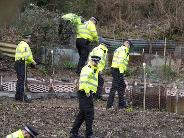 The Metropolitan Police have joined forces with Sussex Police to carry out a mass manhunt for the child