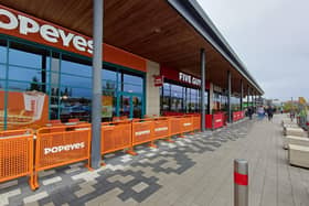 Rushden Lakes' West Terrace