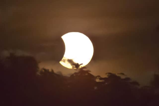A partial eclipse of the sun will be visible across Northamptonshire on Tuesday morning