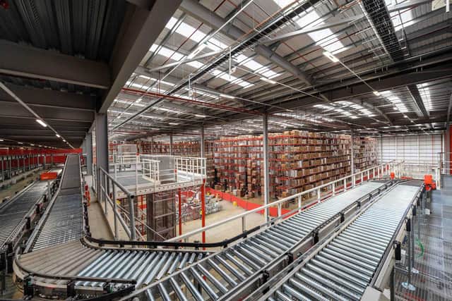 Europa's Corby warehouse at the Midlands Logistics Park off Geddngton Road in Corby. Image: Submitted