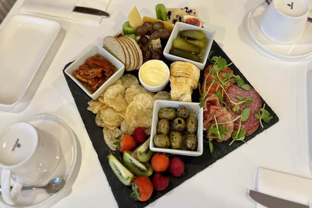 They do handmade artisan sausage rolls, afternoon tea, platters and buffets