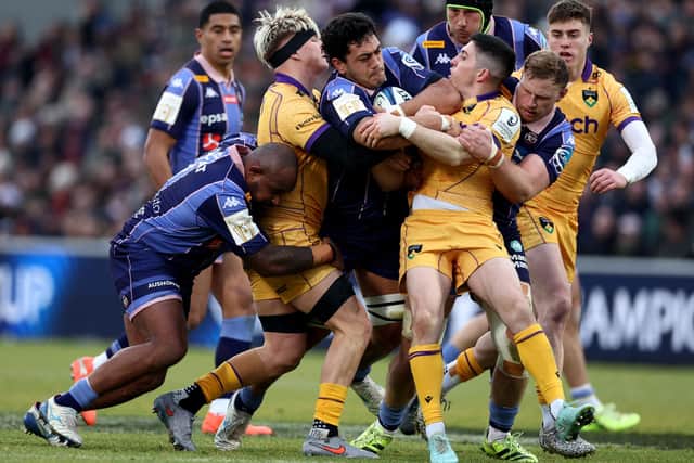 Saints squared up to Bordeaux at Stade Chaban-Delmas (photo by ROMAIN PERROCHEAU / AFP via Getty Images)