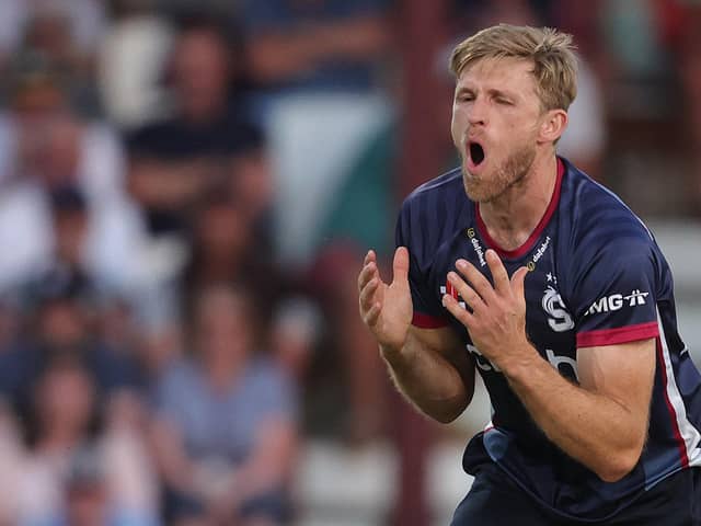 David Willey's men suffered defeat at Lancashire Lightning on Sunday afternoon (photo by David Rogers/Getty Images)