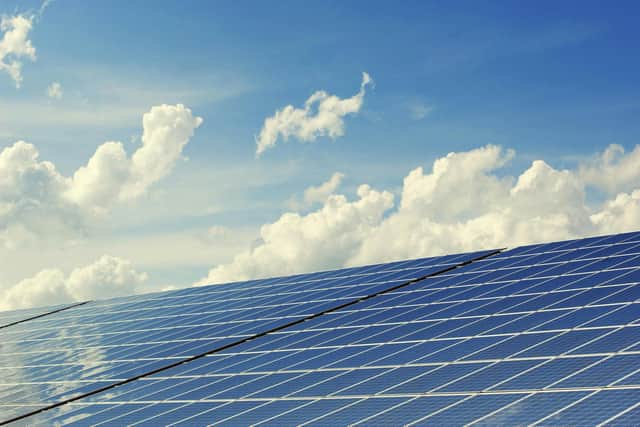 Solar panels photo by Pixabay