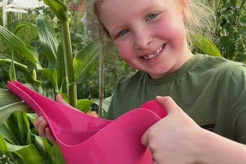 Nothing makes Penny happier than when she is in her allotment