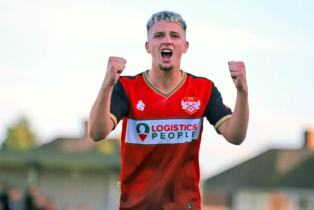 Keaton Ward was on target to earn Kettering Town a point against Scarborough