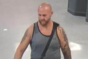 Police would like to speak to the man in the CCTV picture