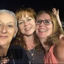 From left to right friends Kath, Tracie and Sammie