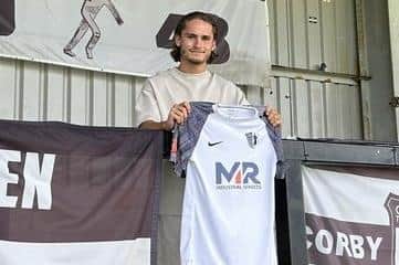 Reuben Marshall has signed on for more at Corby (picture: Corby Town FC)