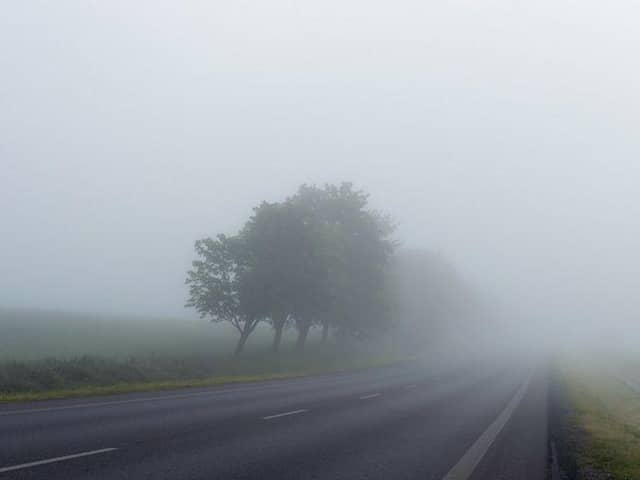 The Met Office has issued a yellow weather warning for fog across Northamptonshire until 11am on Friday