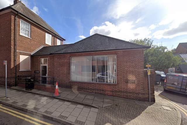 Part of the old court house could be demolished to make way for a three-storey extension to the building. Credit: Google