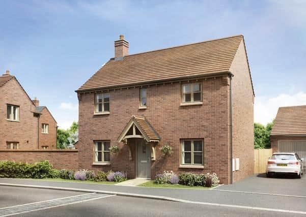 CGI of The Cedar showhome at Steeple View Chase