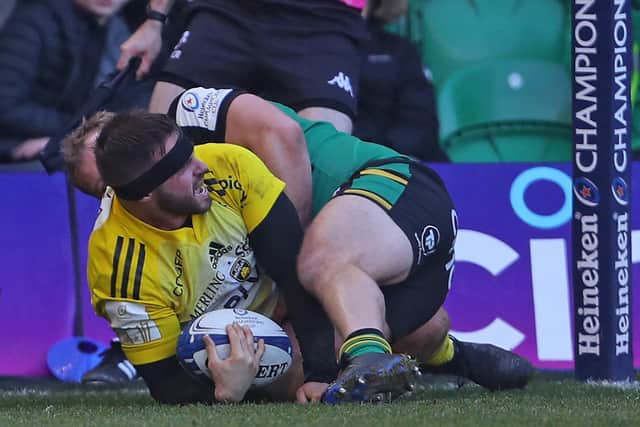 Quentin Lespiaucq scored twice as La Rochelle saw off Saints