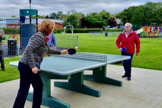 Table tennis facilities were installed in 2021