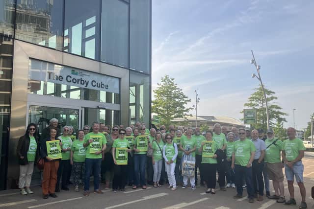 Staunch campaigners attended the NNC planning meeting in June when the warehousing plans were turned down.  Credit: Nadia Lincoln LDRS