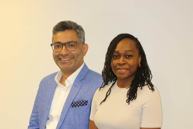 Dr Rohit Singh and Dr Patience Kuwornoo.