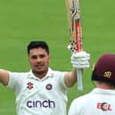 Ricardo Vasconcelos scored his first century for Northamptonshire since hitting a ton against Warwickshire in May, 2022