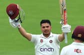 Ricardo Vasconcelos scored his first century for Northamptonshire since hitting a ton against Warwickshire in May, 2022