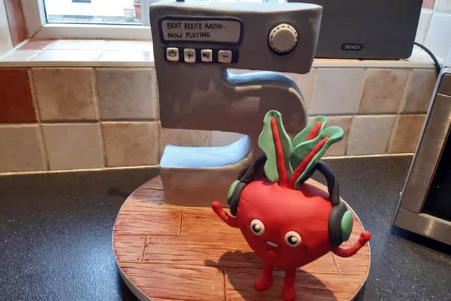 The celebrations had quite the cake to go with it