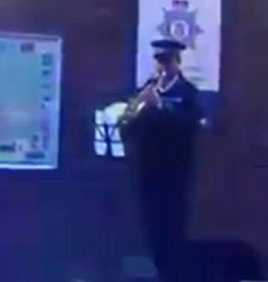 Between the two offences in 2020, Michael Chang played Somewhere Over the Rainbow on his trumpet outside Huntingdon Police Station in tribute to NHS workers
