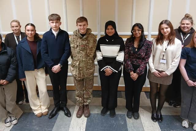 Some of the new youth advisory councillors, with staff, at an introductory event